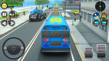 Captura de Tela do Jogo Simulador de ônibus escolar 3D