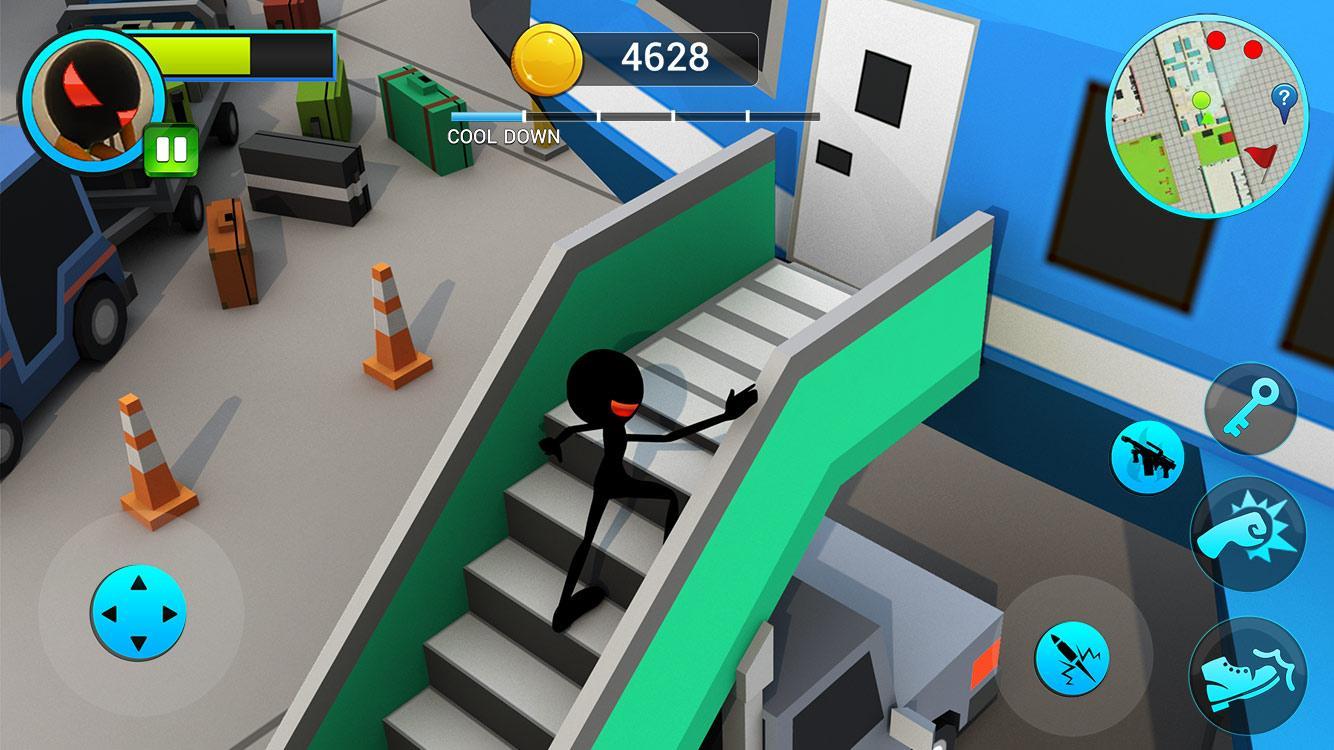 Super Shadow Airport Escape 3D Game Screenshot