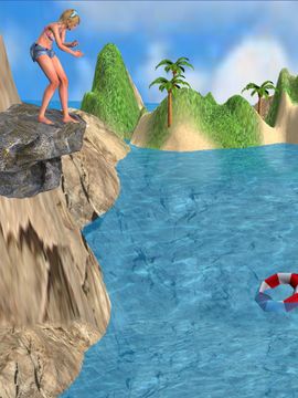 Hill Flip Dive Game Screenshot