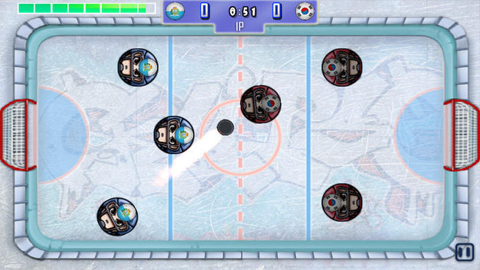 Finger Ice Hockey Game Screenshot