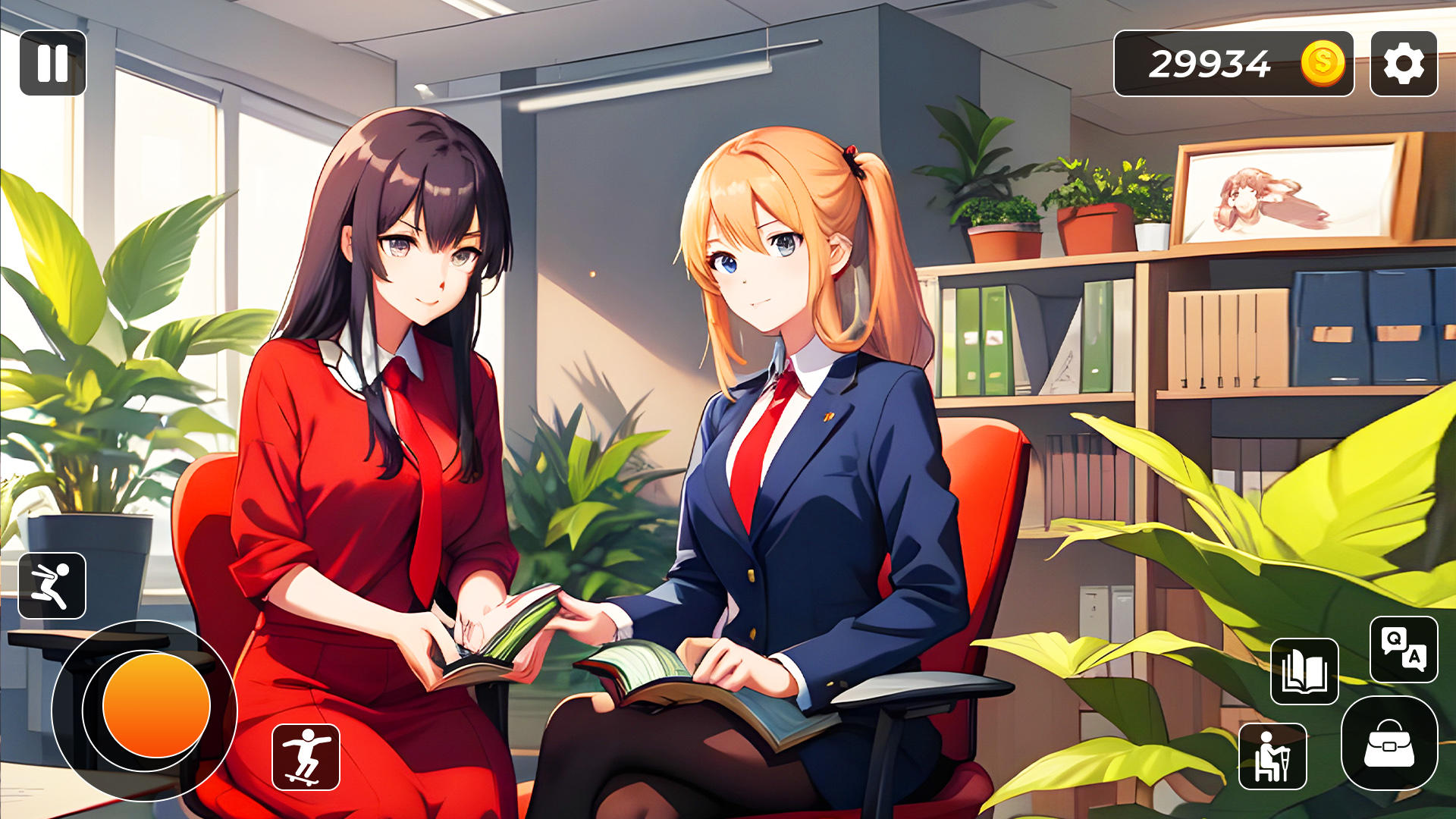 High School Love Anime Story Game Screenshot