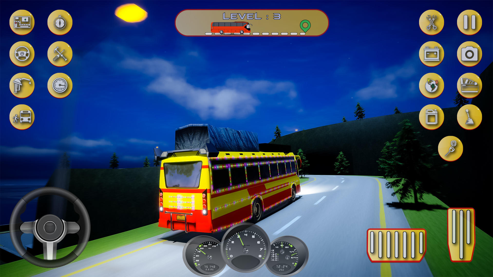 Screenshot 5 of Indian Bus Uphill Bus Games 3D 