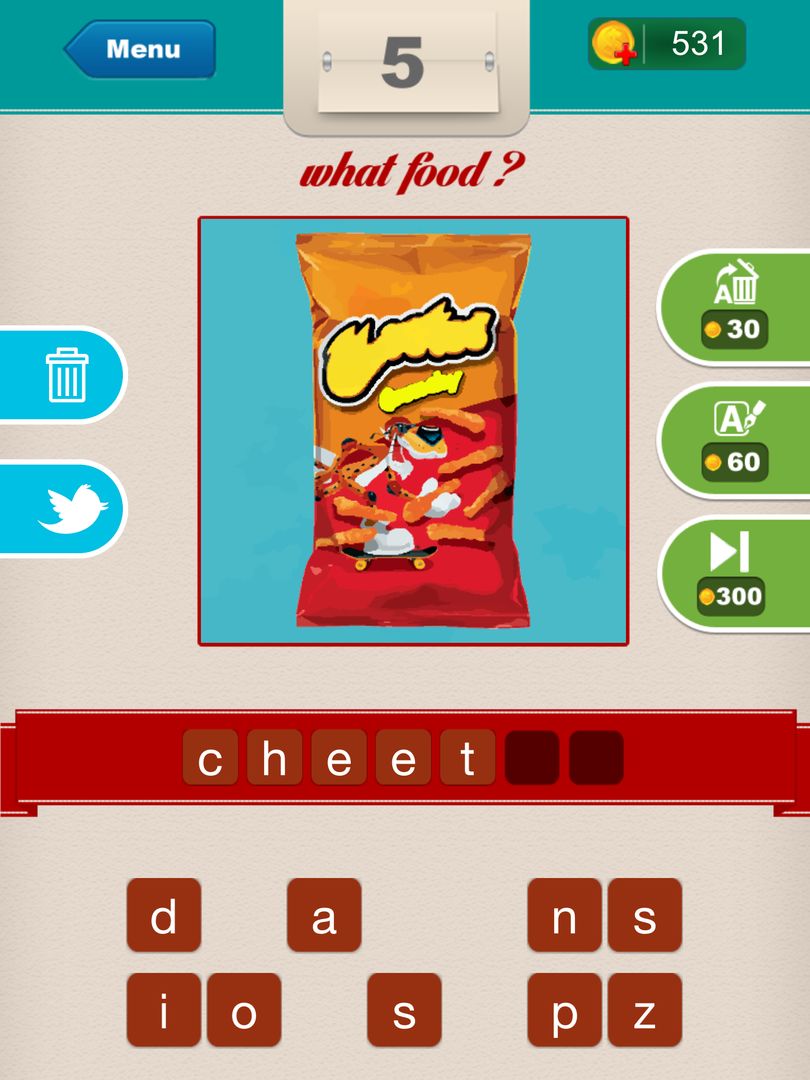 Screenshot of What Food ?
