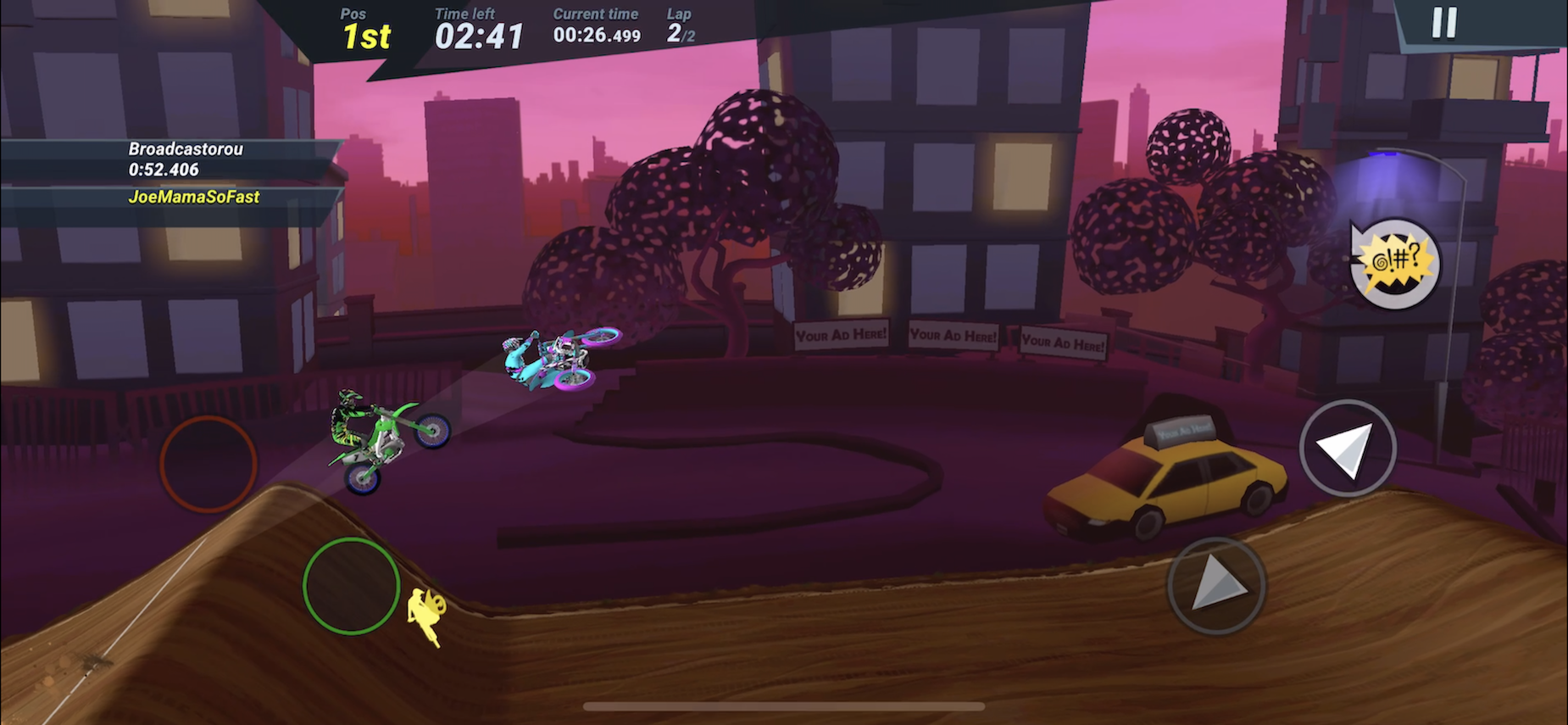 Скриншот игры Mad Skills Motocross 3