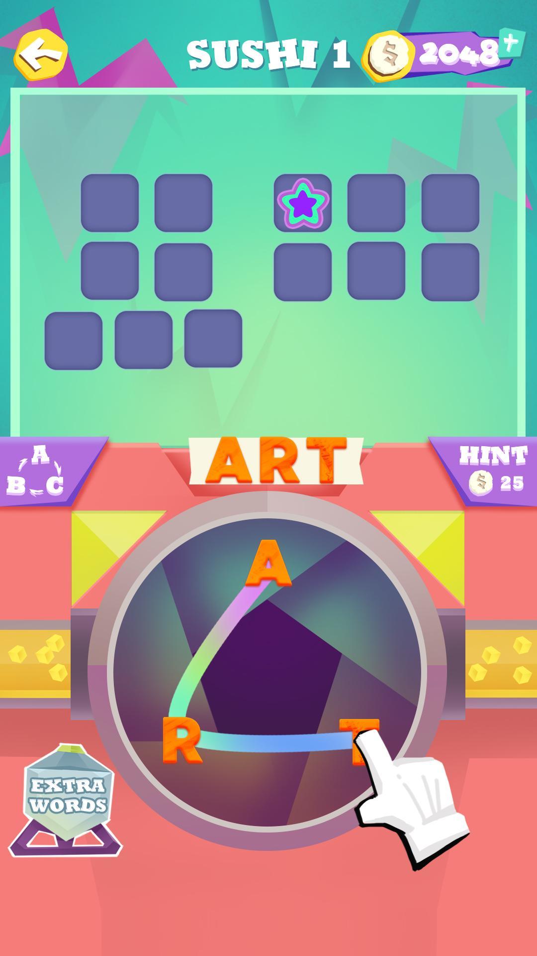 Sugar Words Game Screenshot