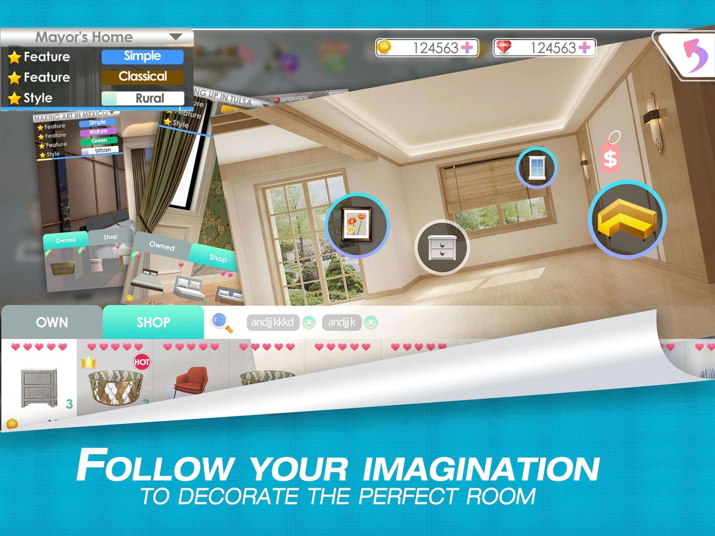Screenshot of Fantasy Home Design