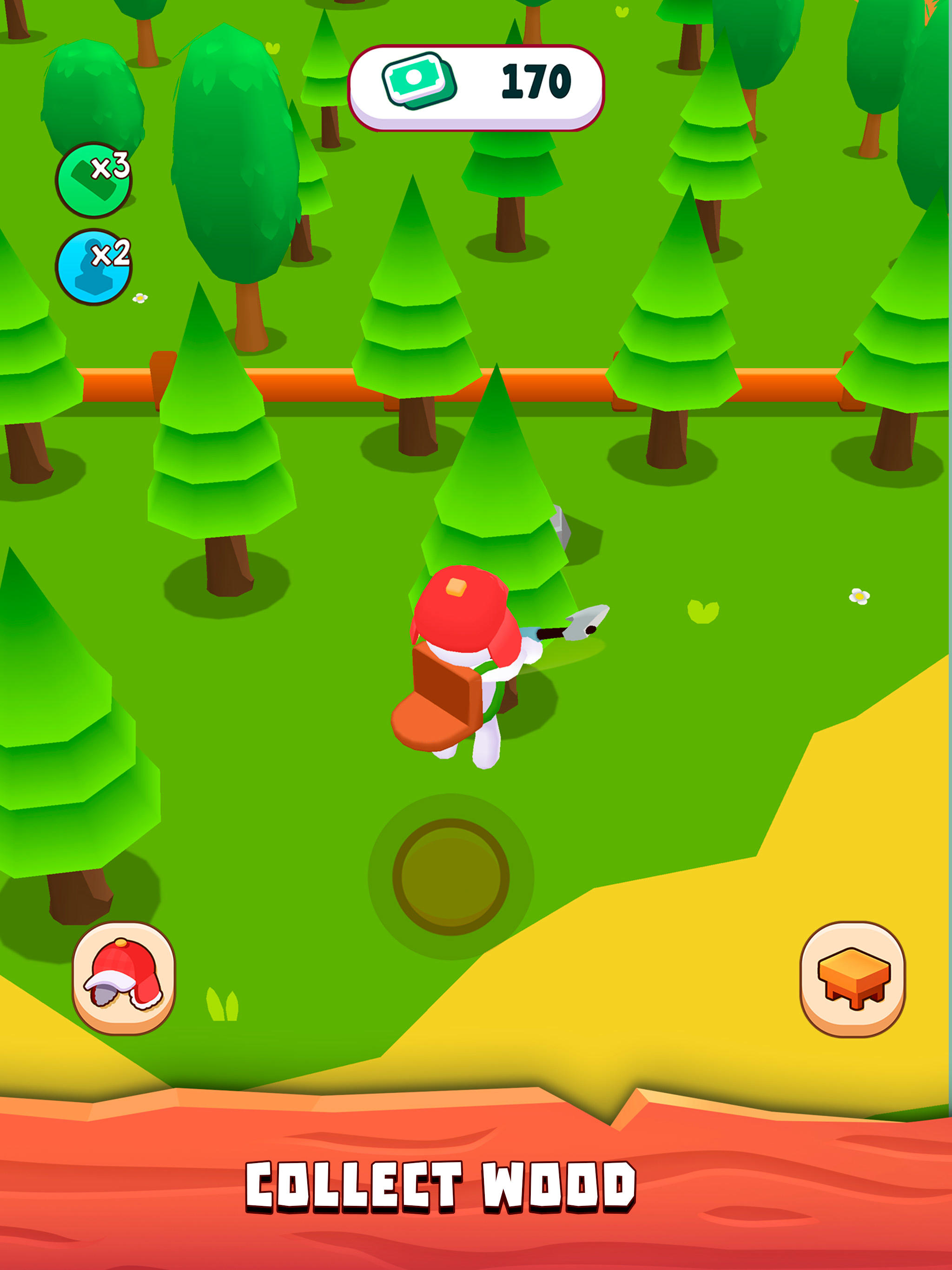 Chop Chop Timber Adventure Game Screenshot