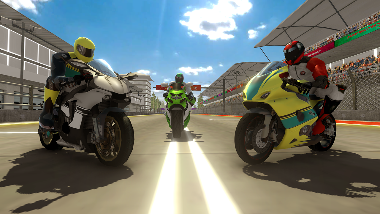 Race the Bikes Game Screenshot