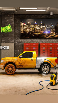 Satisfying Car Cleaning Games Game Screenshot