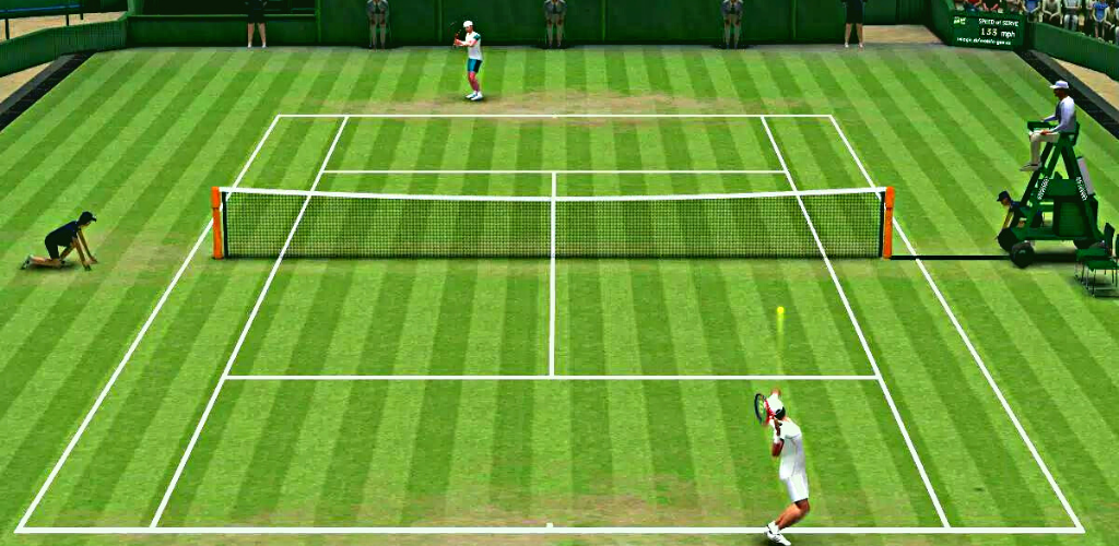 Tennis Match : Gold Player Game Screenshot