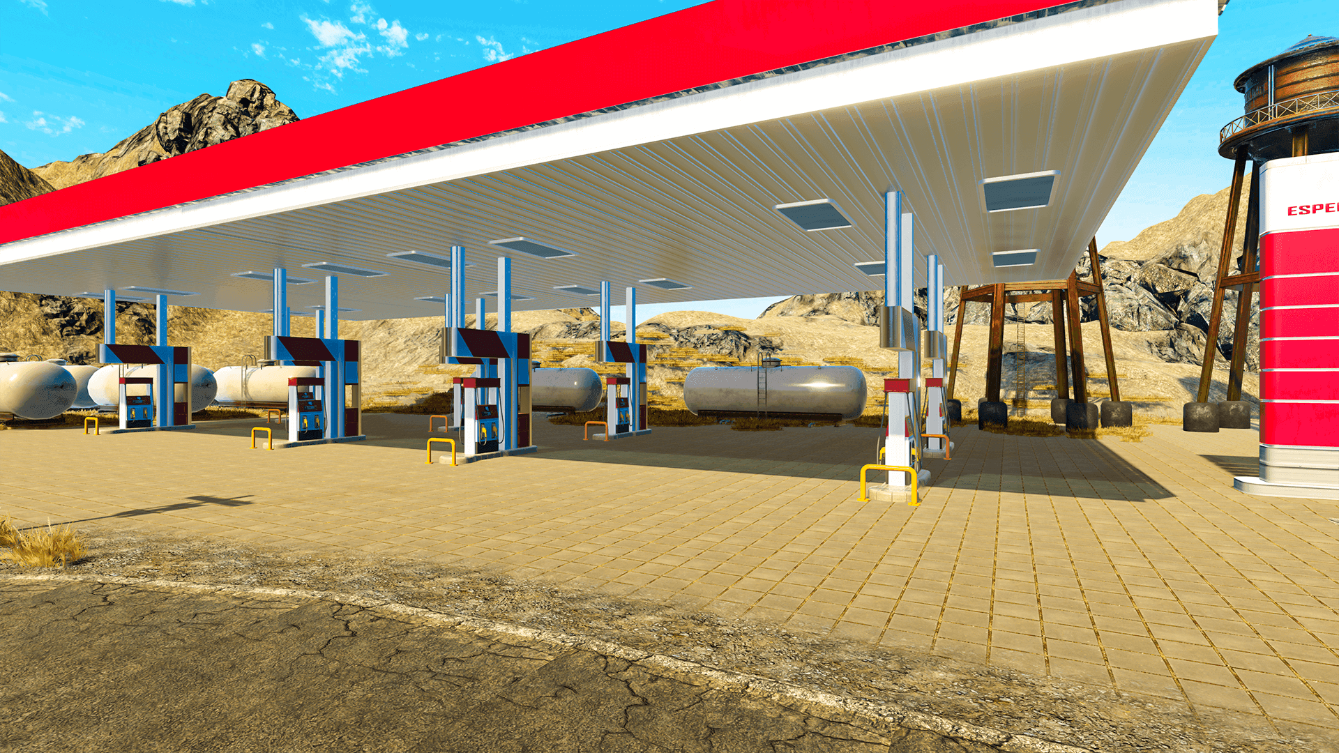 Gas Station Sim Junkyard Game Screenshot
