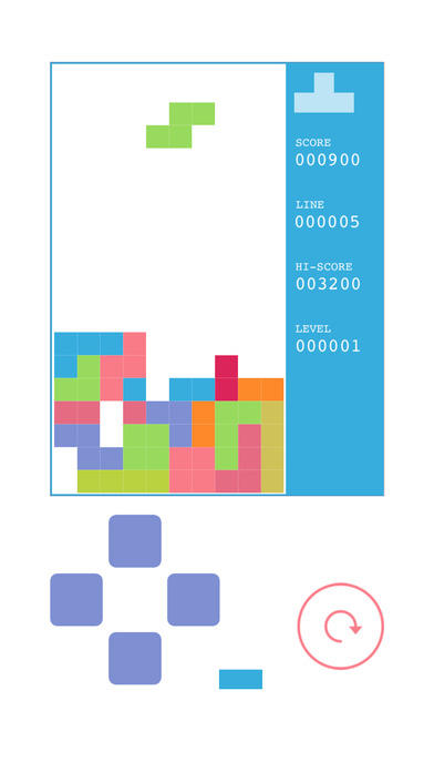 color tetris pro - Minimalist style of the classic 遊戲截圖