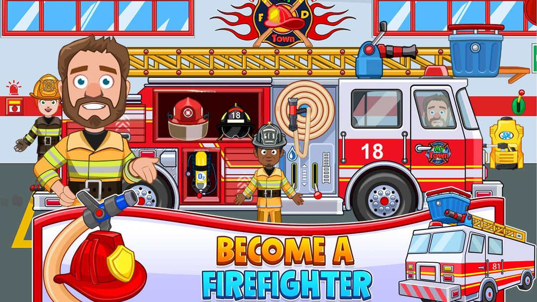 Firefighter: Fire Truck games screenshot game