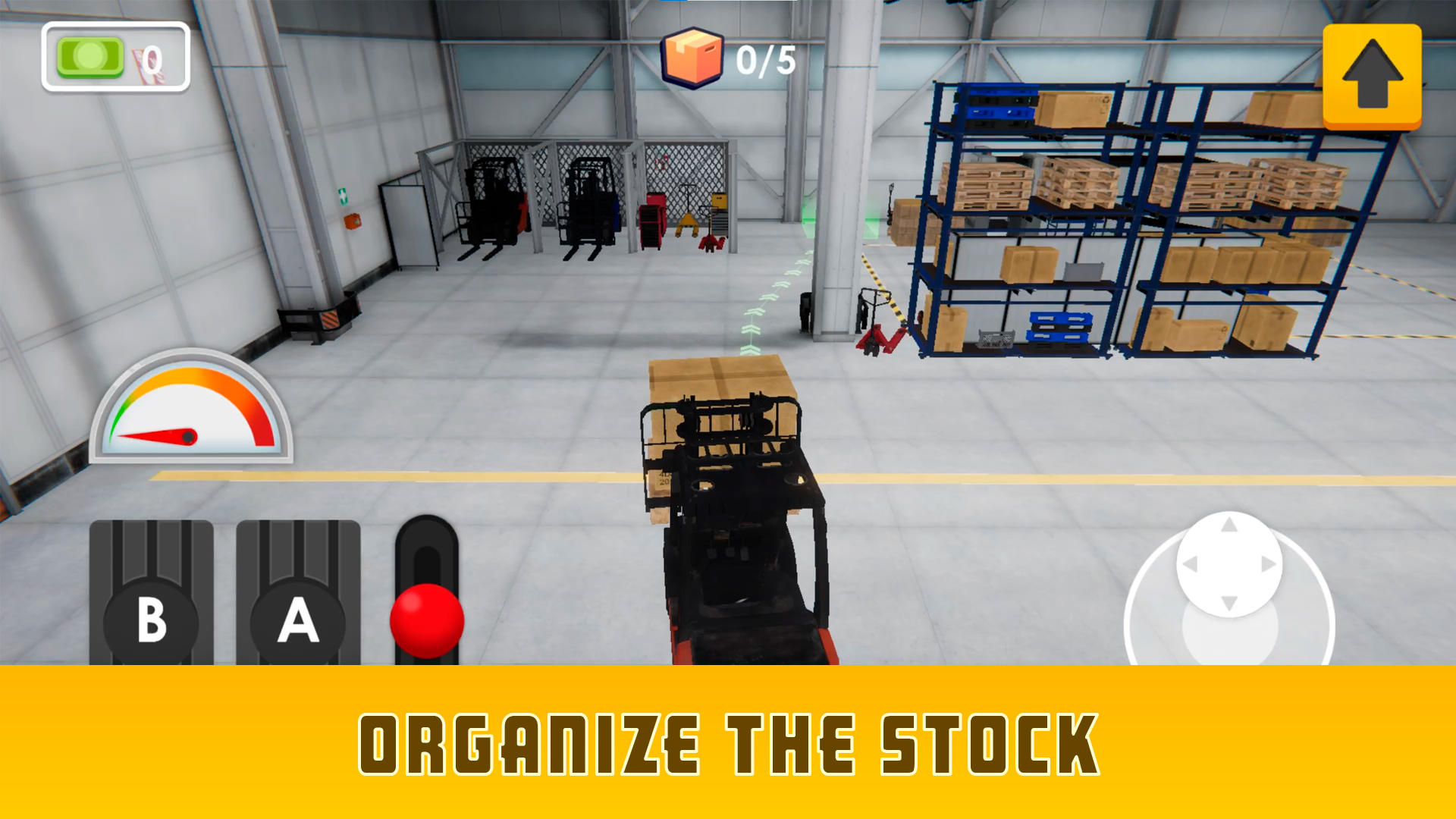 Warehouse Simulator ゲームのスクリーンショット