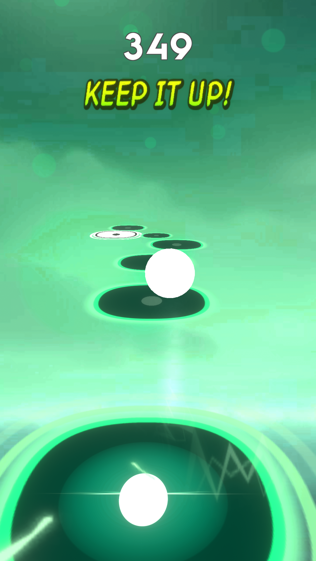 Screenshot 4 of Windy Ball Jump on Cloudy Sky 