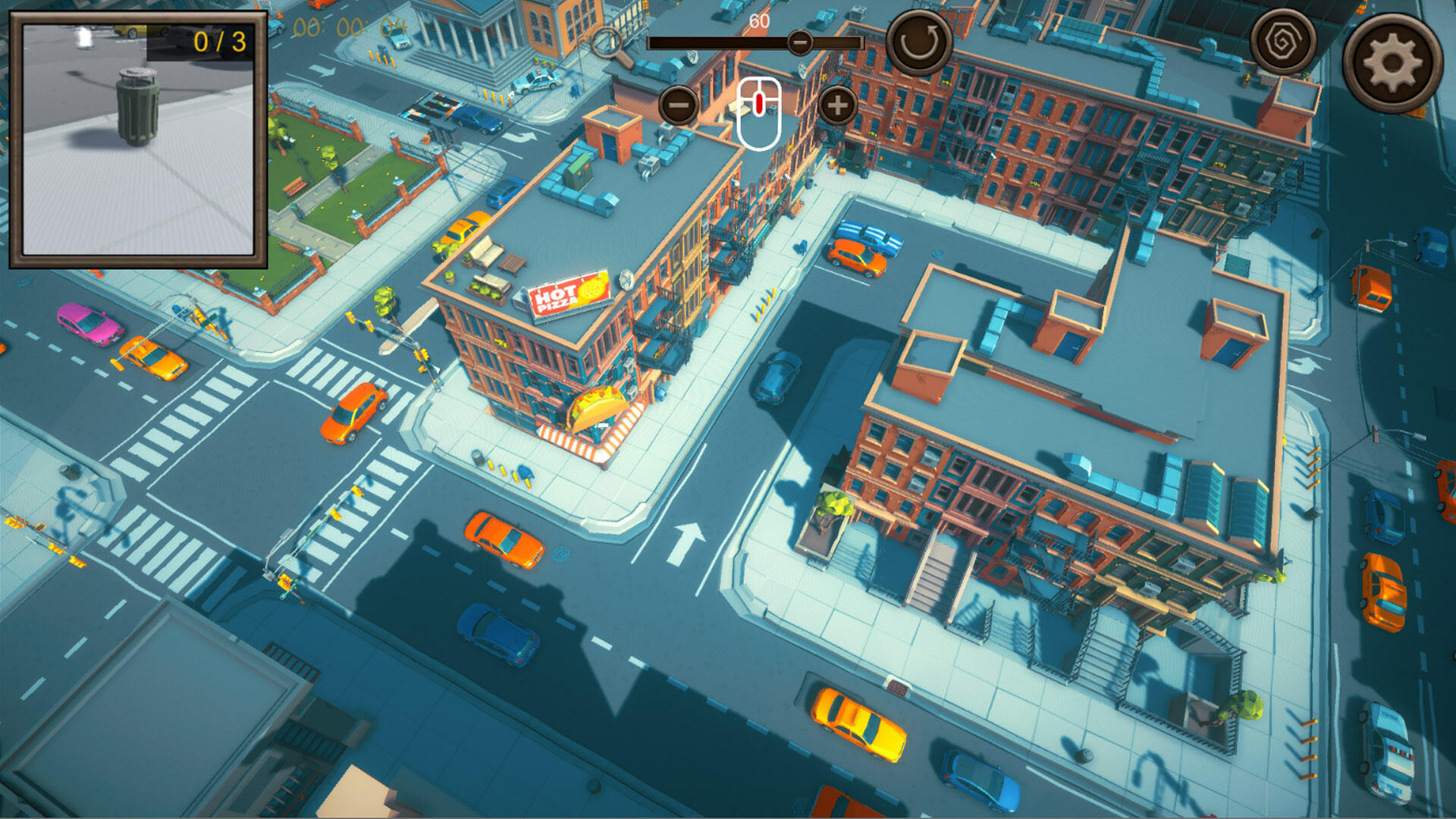 Hidden City Top-Down 3D ภาพหน้าจอเกม