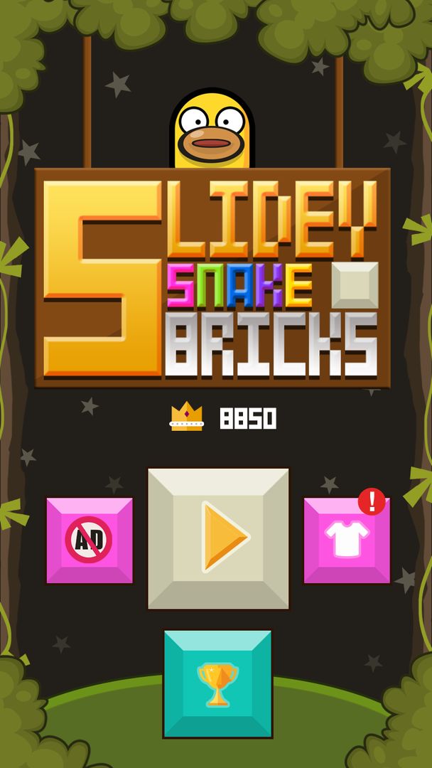 Slidey: Snake Brick 게임 스크린 샷