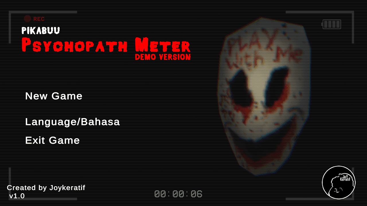 Captura de Tela do Jogo Pikabuu: Psychopath Meter Demo