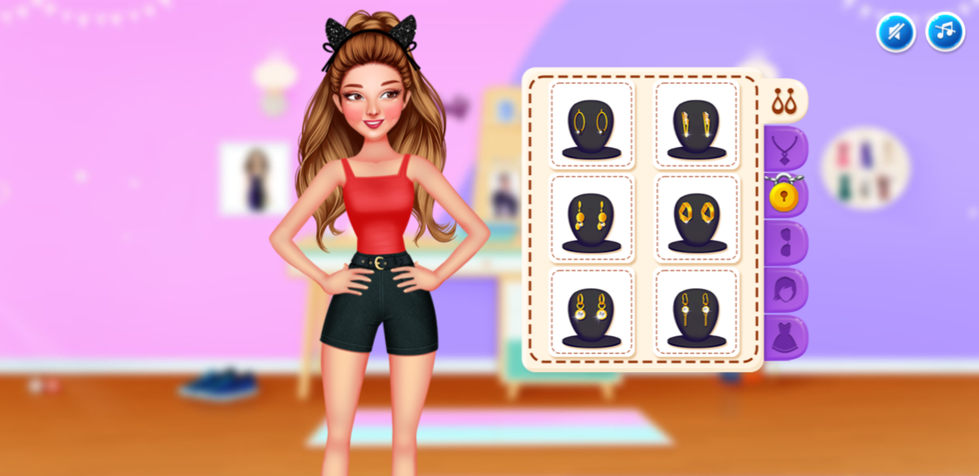 Celebrity Fashion Fusion Game Screenshot
