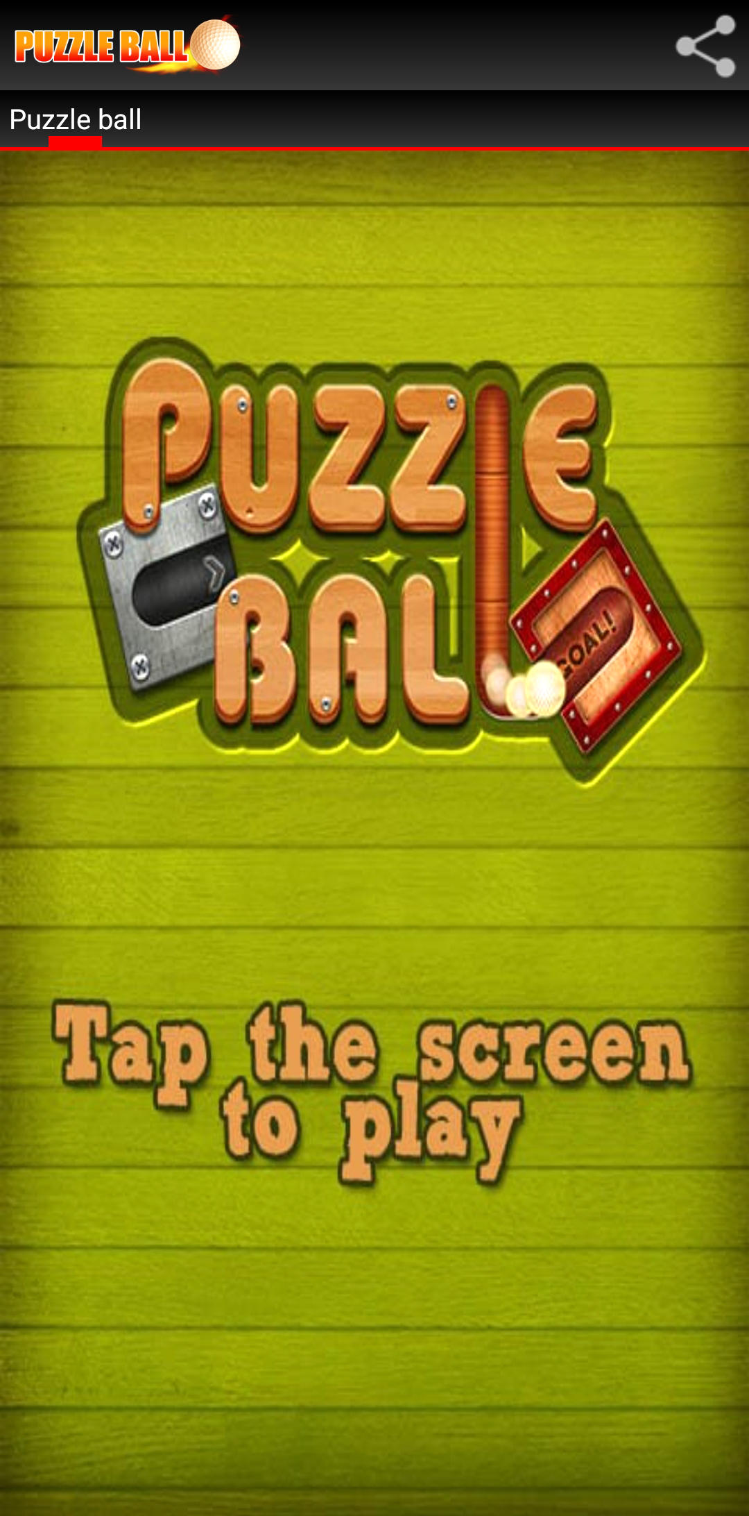 Puzzle Ball - slide puzzle Game Screenshot