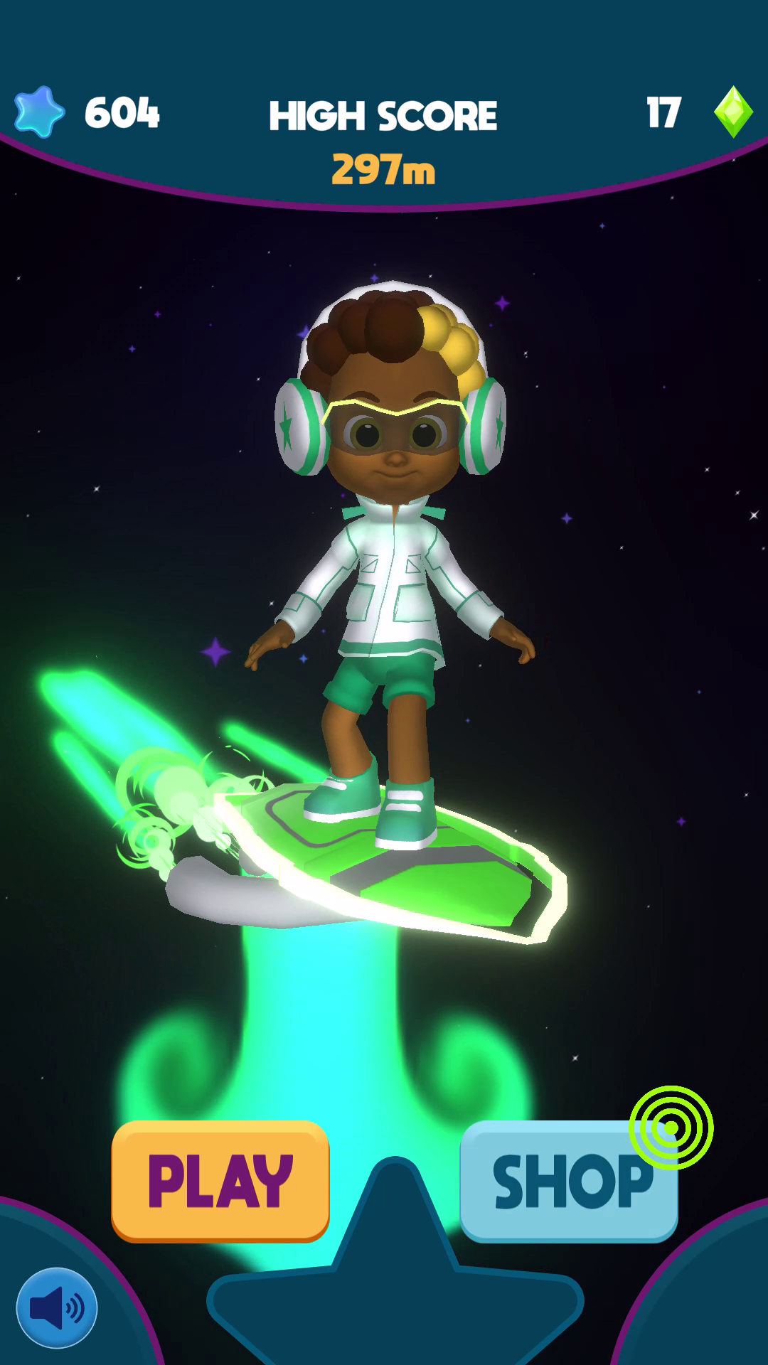 Captura de Tela do Jogo Star Surf: Space Runner