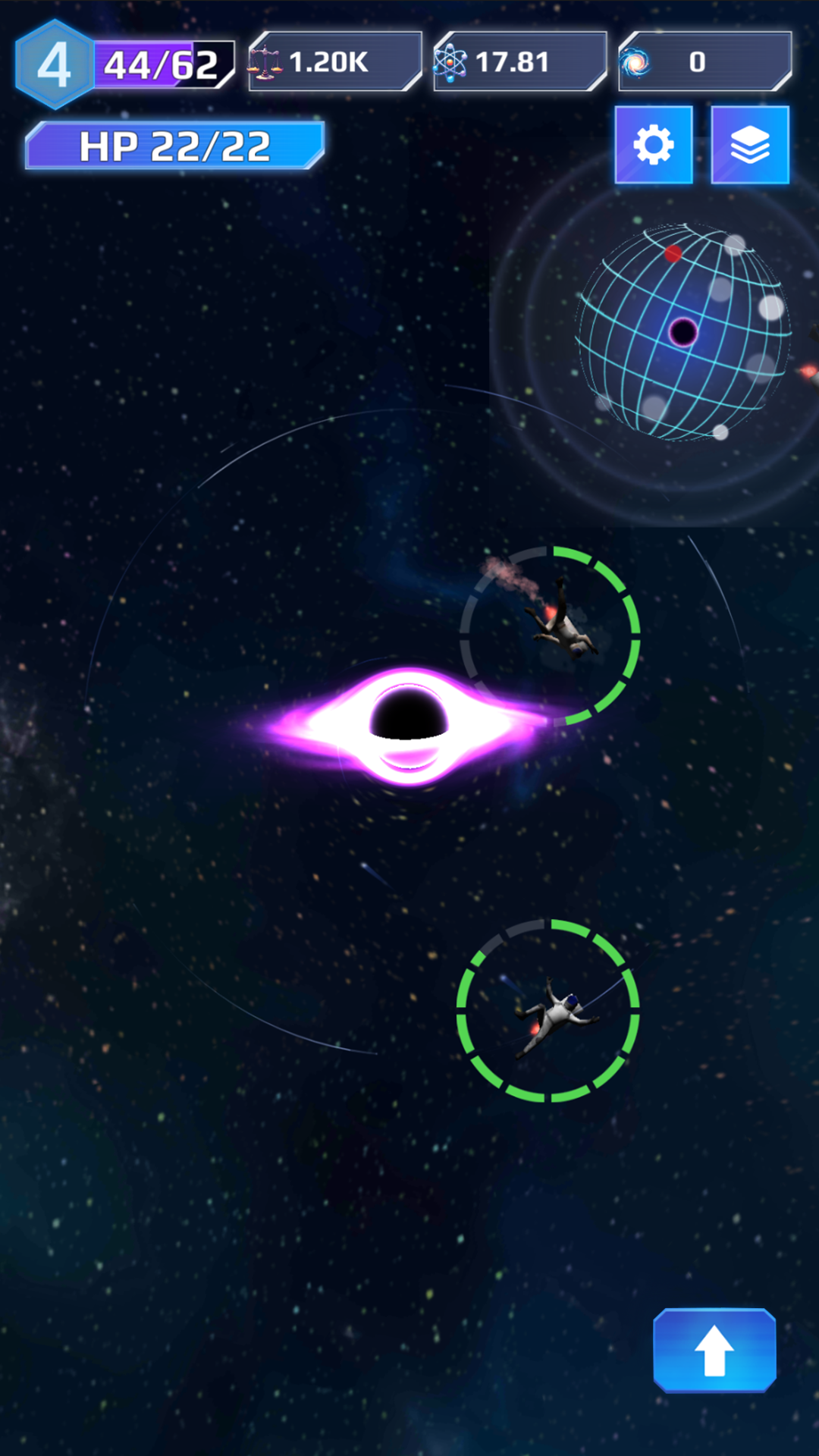 Скриншот игры Cosmic Calm: Black Hole Drift