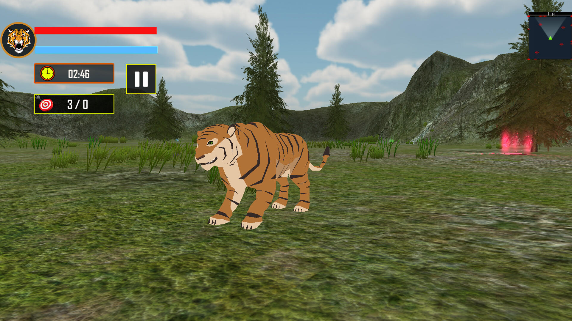Let's be a Tiger screenshot game