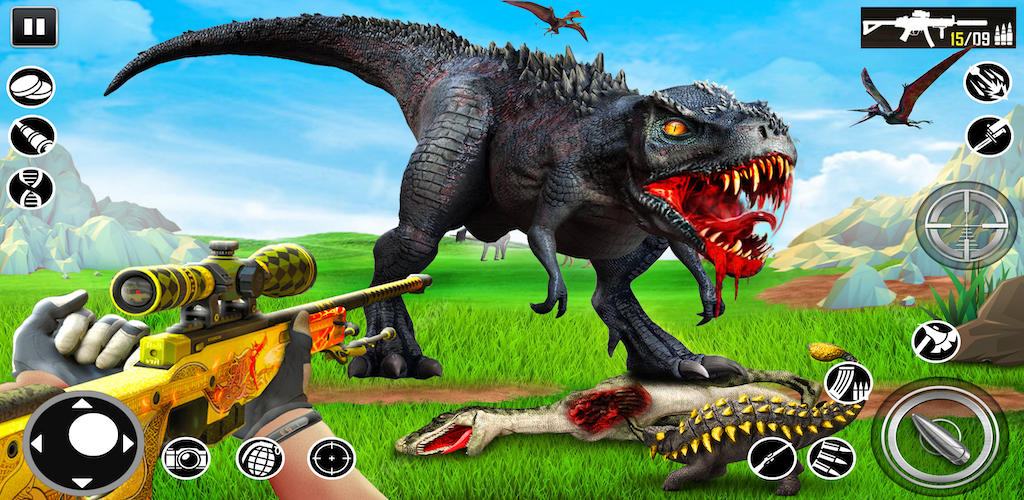 Banner of Wild Dinosaur Game Hunting Sim 