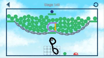 フィジックスライン (ブレーンストーミングゲーム) ゲームのスクリーンショット