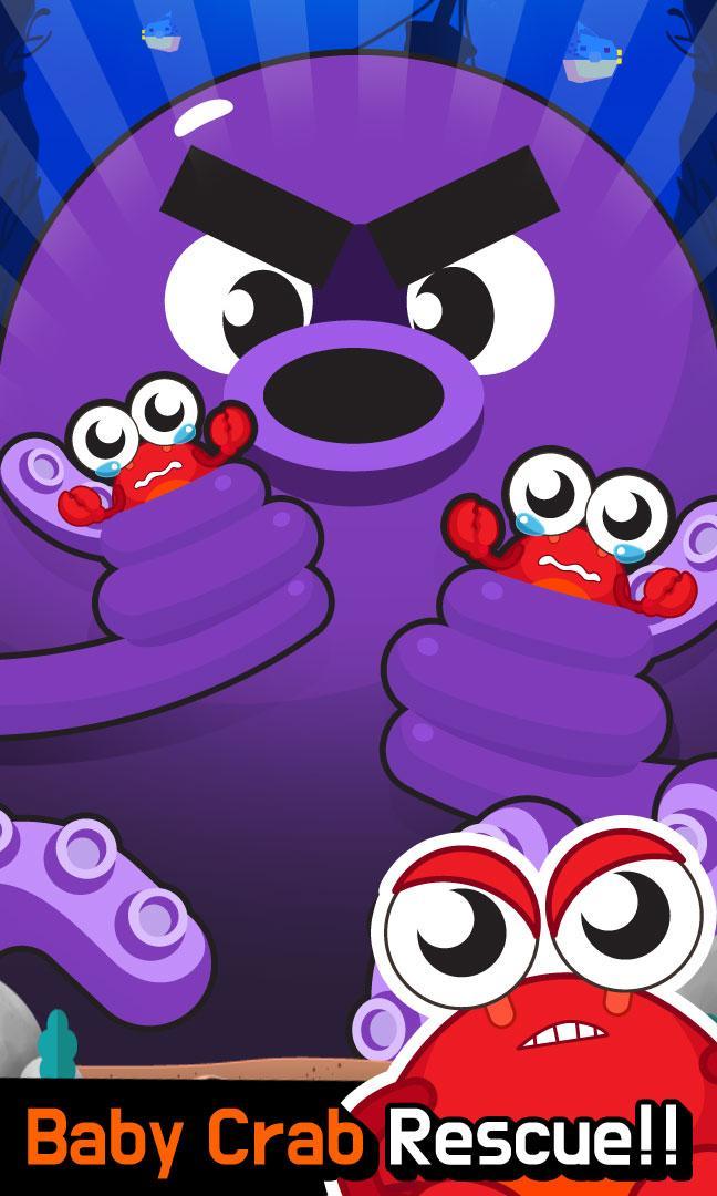 Bubble Shoot :Baby Crab Rescue Game Screenshot