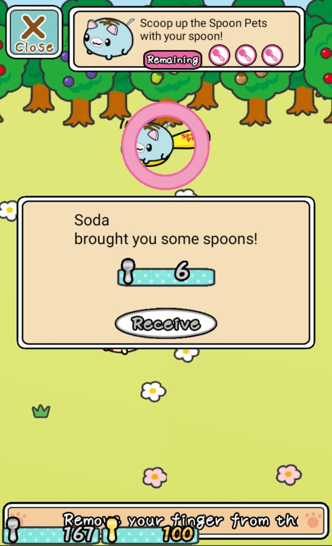 Spoon Pet Collector ภาพหน้าจอเกม