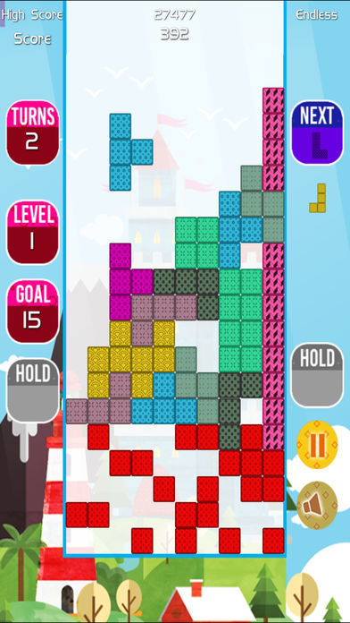 Screenshot of Castle Blocks : free games Classic Bricks Puzzles