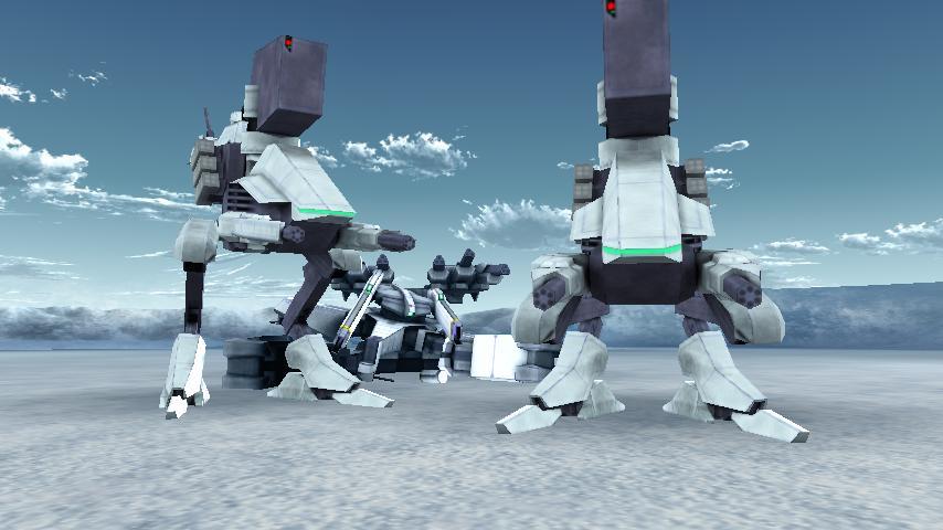 Destroy Gunners SP / ICEBURN!! Game Screenshot