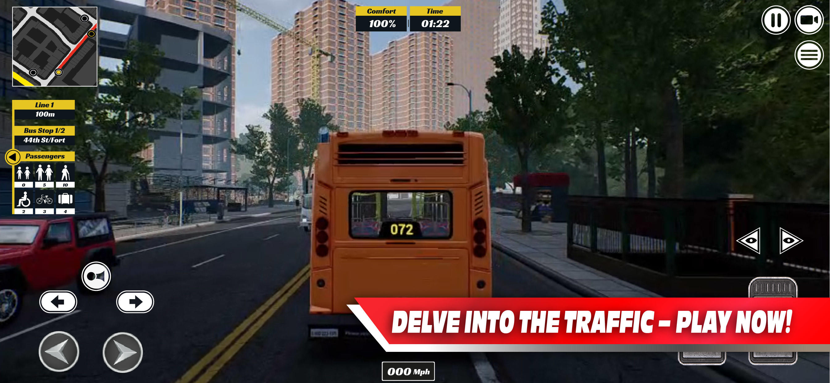 BUS Simulator PRO Urban Rivals Game Screenshot