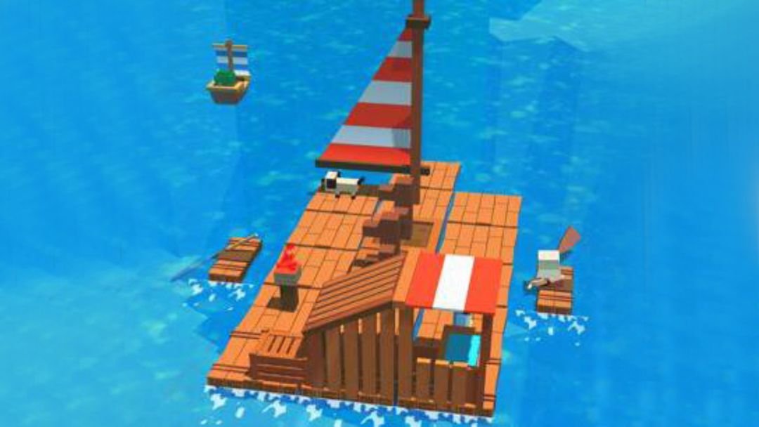 木筏求生存海洋 게임 스크린 샷