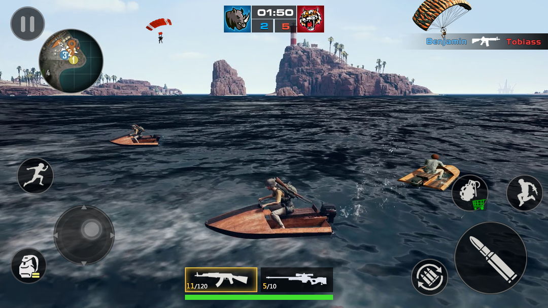 FPS Gun Strike: Offline Encounter Shooting 3D 게임 스크린 샷
