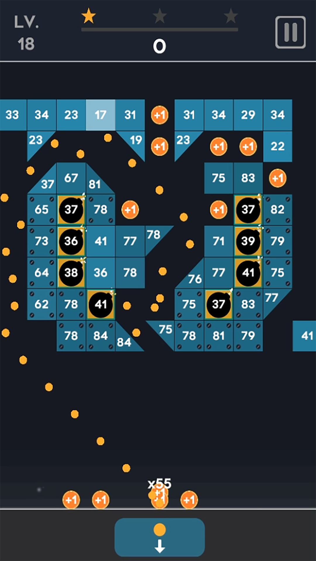 Bricks VS Balls Game Screenshot