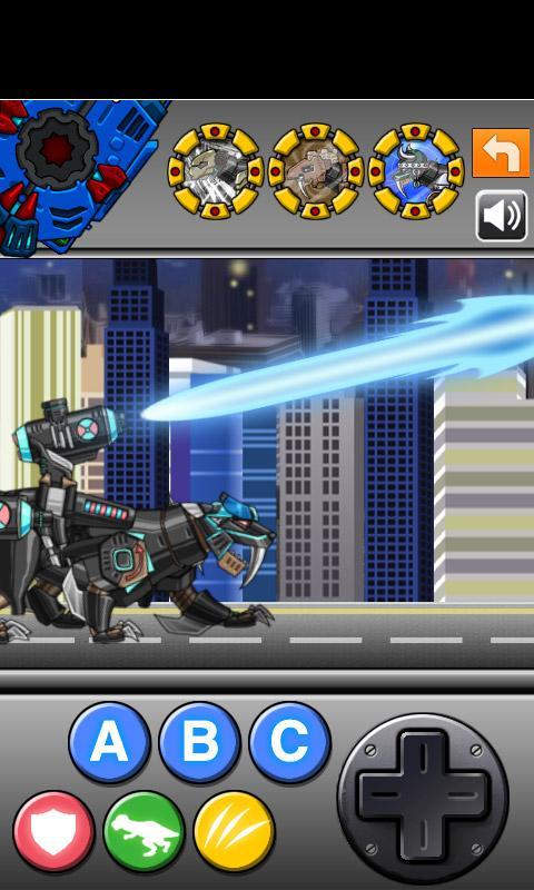 Screenshot 1 of Smilodon Black - Transforme-se! dinossauro robô 1.0.3