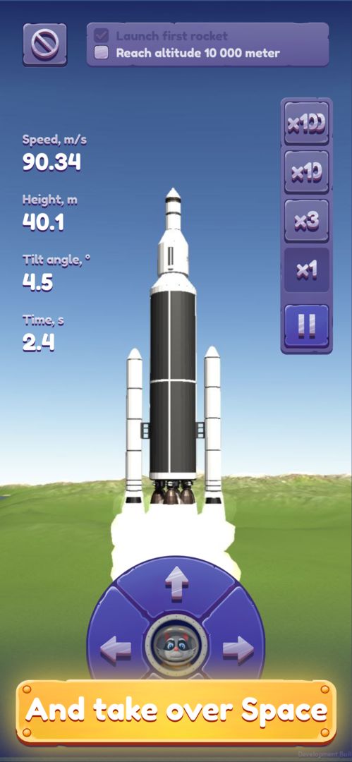 Screenshot of Elon Mars: 3D Spaceflight Simulator