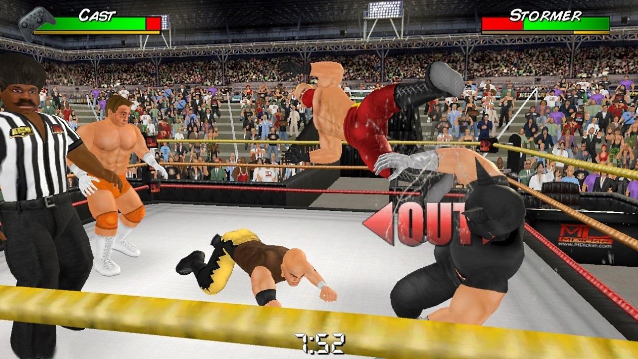 Wrestling Empire Game Screenshot