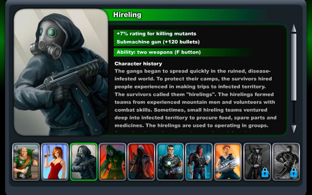 Mutant screenshot game