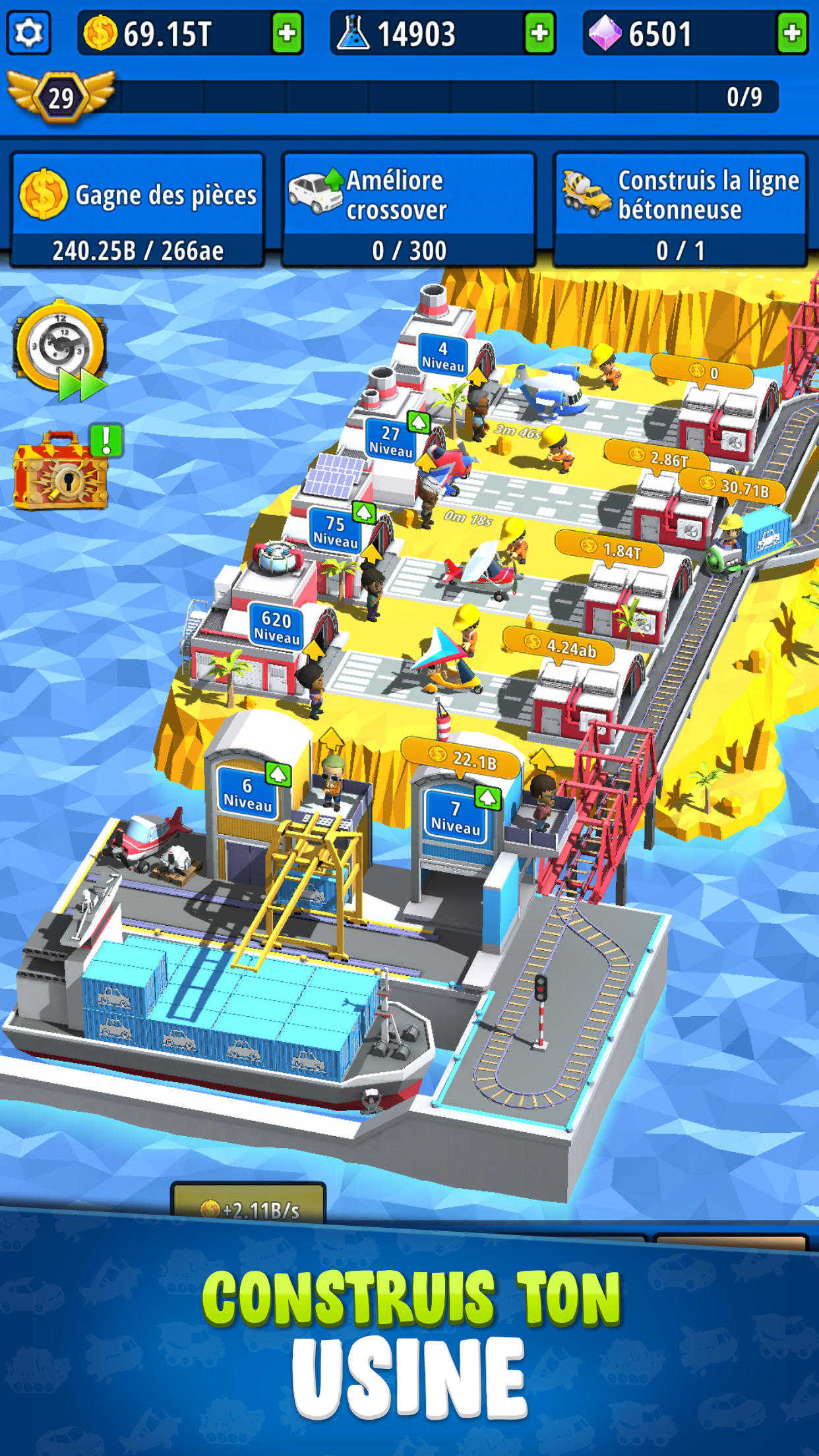 Screenshot 1 of Idle Inventor - Factory Tycoon 1.3.10