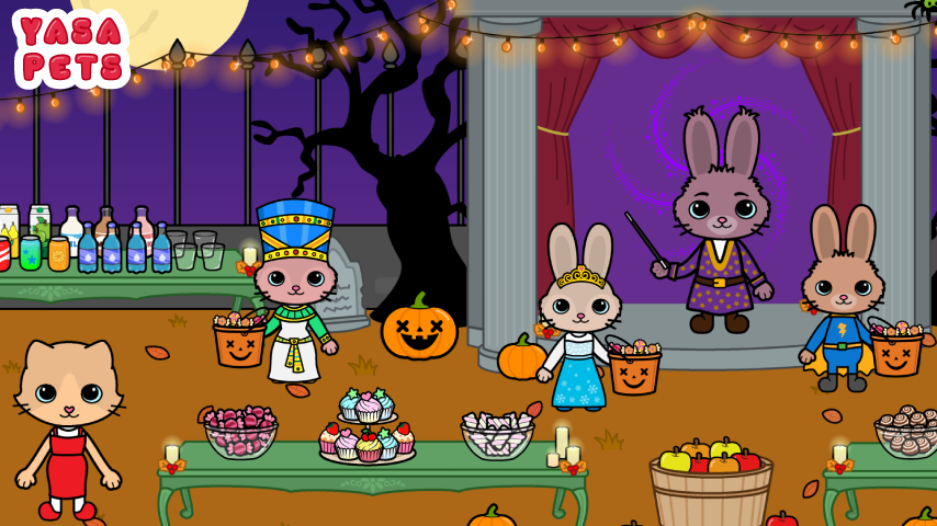 Yasa Pets Halloween screenshot game