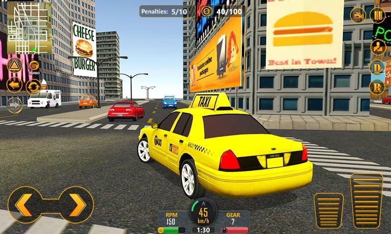 Screenshot of Township Taxi Game