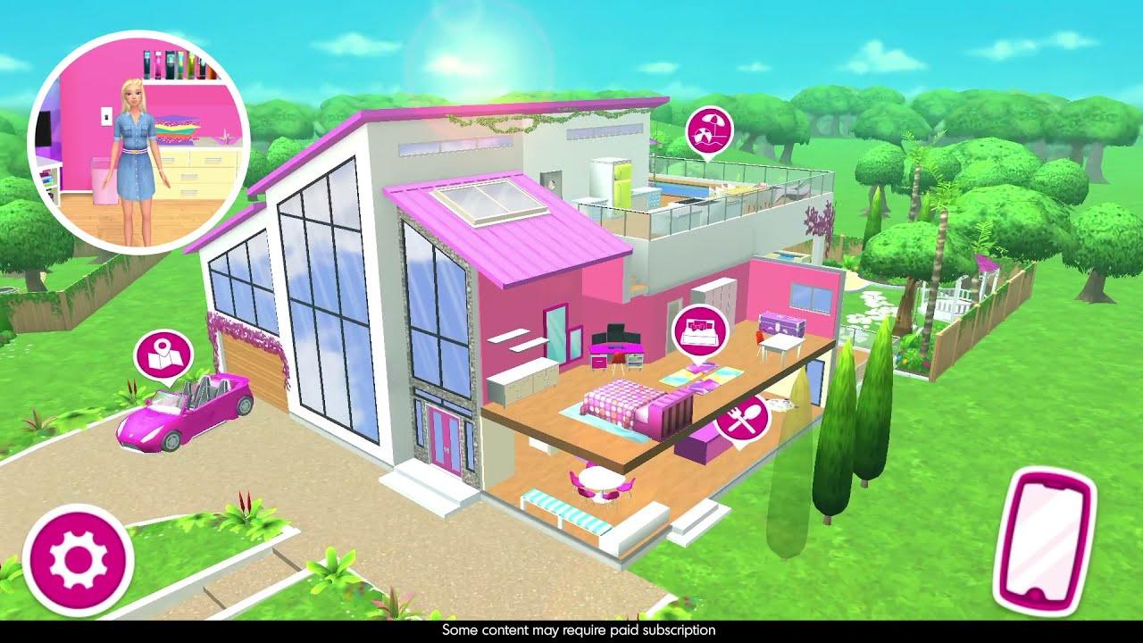  ภาพหน้าจอของวิดีโอ Barbie Dreamhouse Adventures
