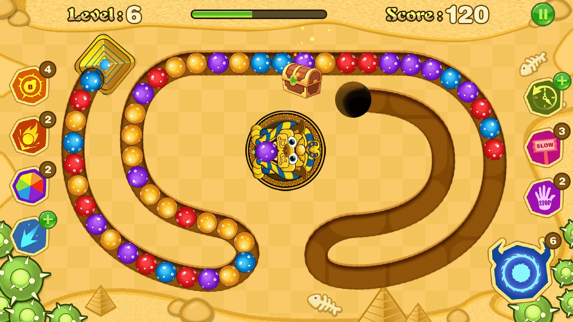 Jungle Marble Blast ภาพหน้าจอเกม