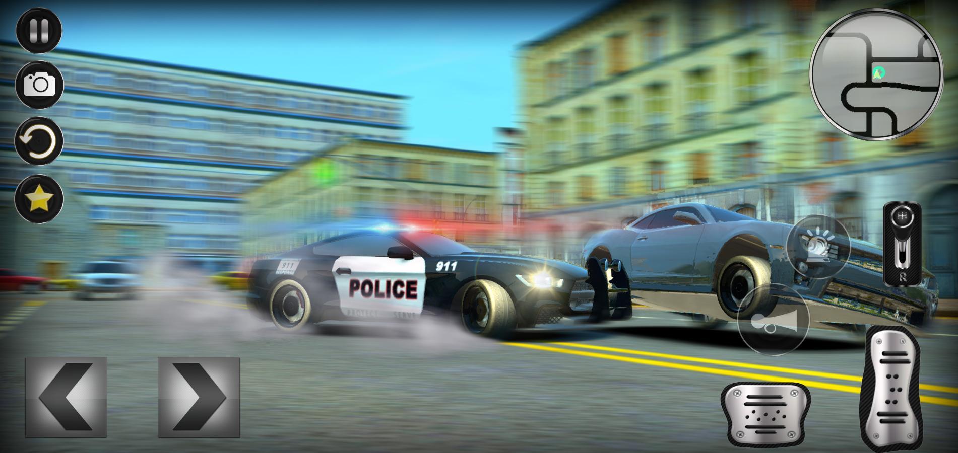 Police Car Drift شرطة الهجوله Game Screenshot