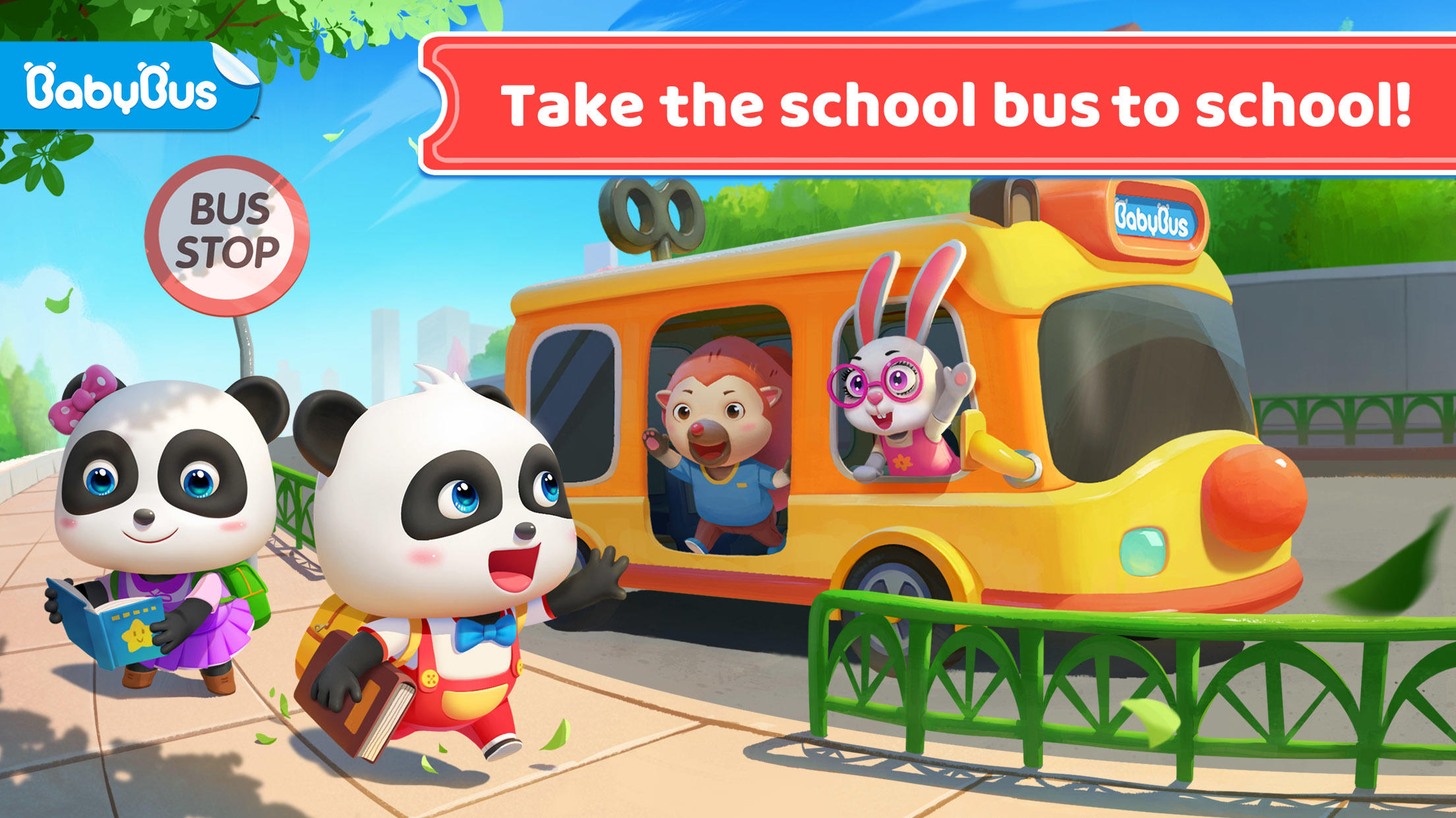 Baby Panda's School Bus ภาพหน้าจอเกม