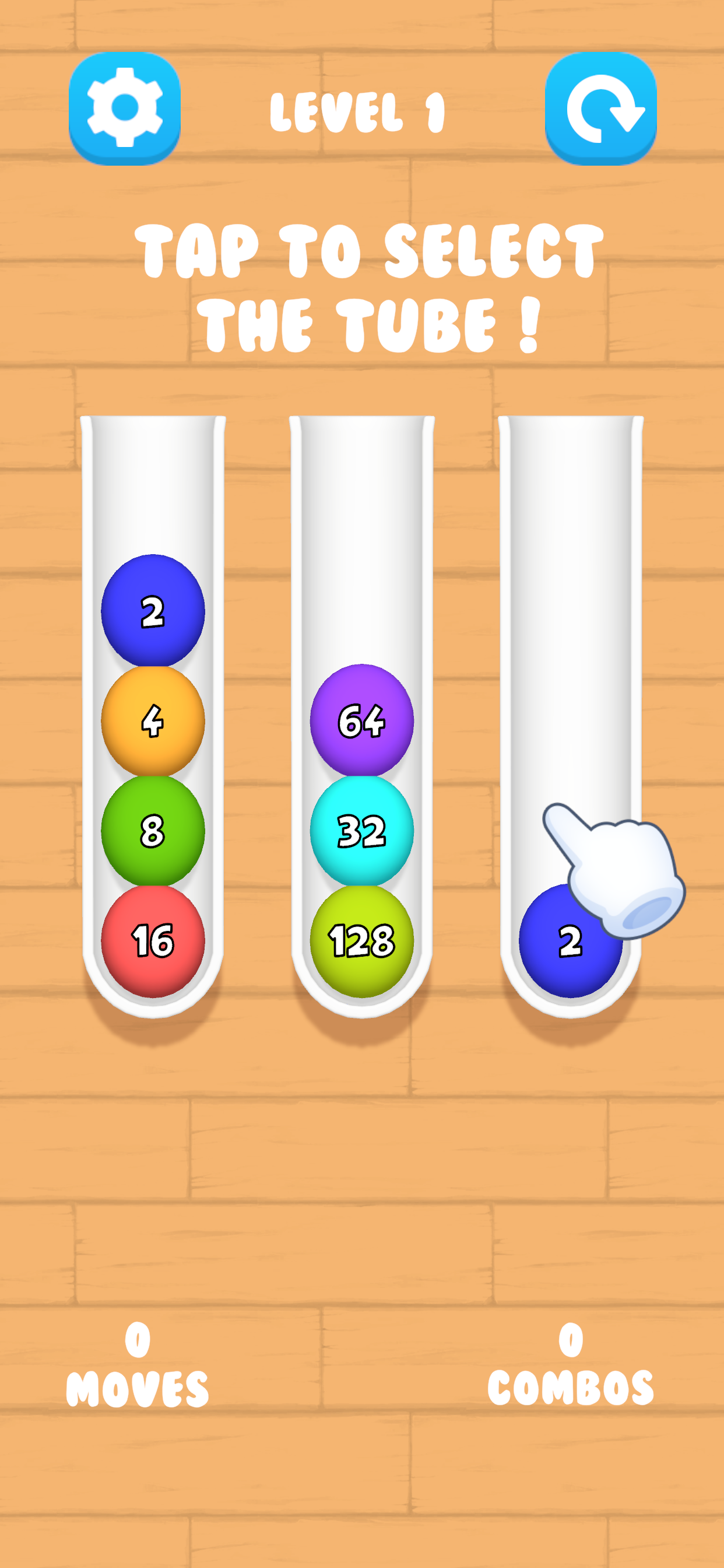 Sort Numbers Game Screenshot