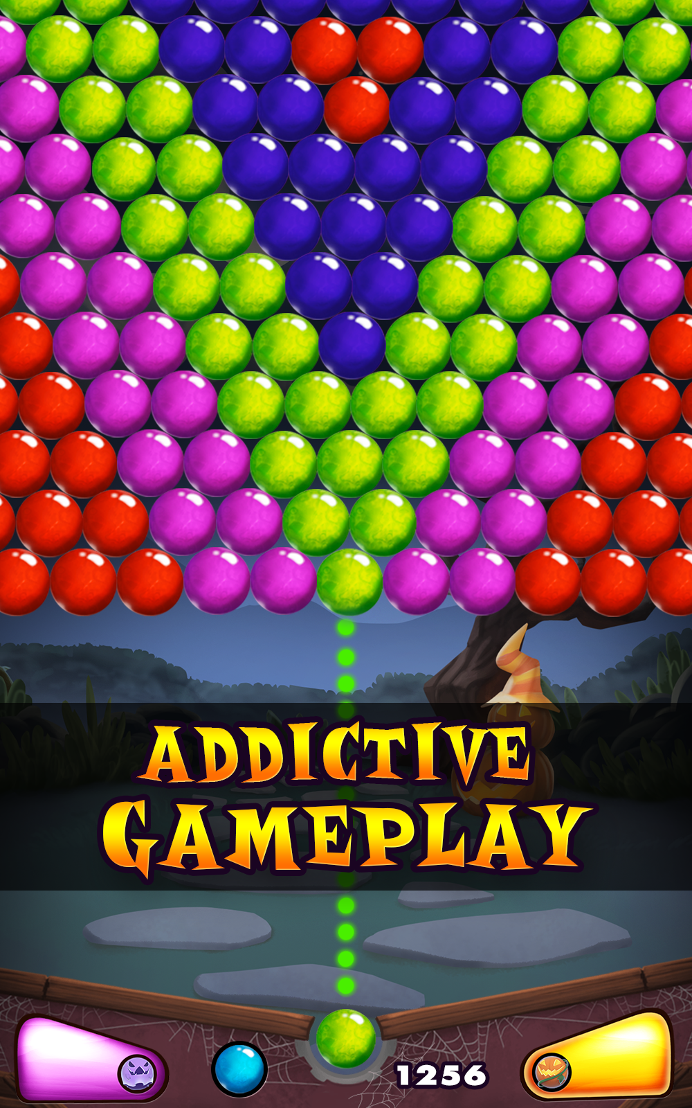 Bubble Halloween Game Screenshot